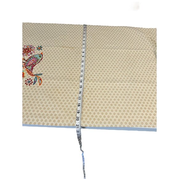 Set of 2 Artistic Accents Embroidered Cotton Kitchen Towels – Bird & Rabbit Moti - Picture 14 of 15